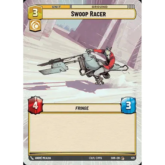 Swoop Racer, 472, C, Star Wars Unlimited, Sparks Of Rebellion