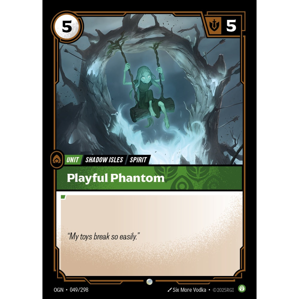 Playful Phantom OGN-049/298 Riftbound Card Game Origins Common