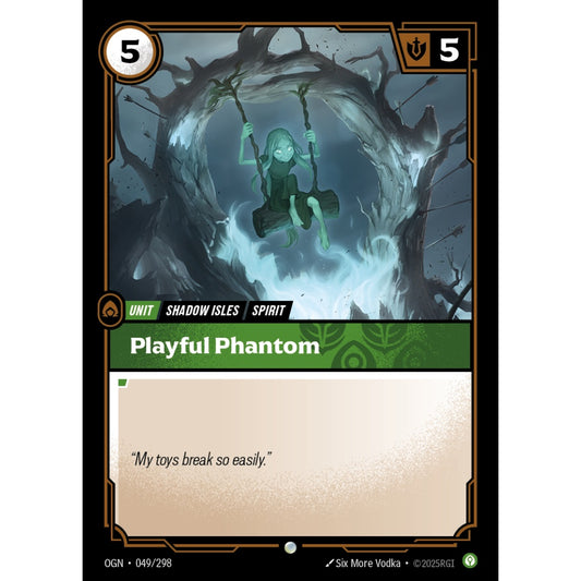 Playful Phantom OGN-049/298 Riftbound Card Game Origins Common