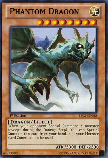 Phantom Dragon LODT-EN041 Ultra Ultra Rare Yu-Gi-Oh Light of Destruction in Art