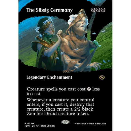 The Sibsig Ceremony rare 340 Magic the Gathering Tarkir: Dragonstorm