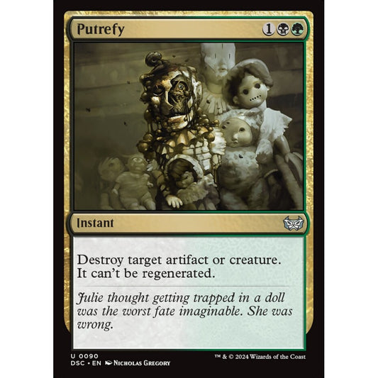 Putrefy, 90, uncommon, Magic: The Gathering, Duskmourn: House of Horror