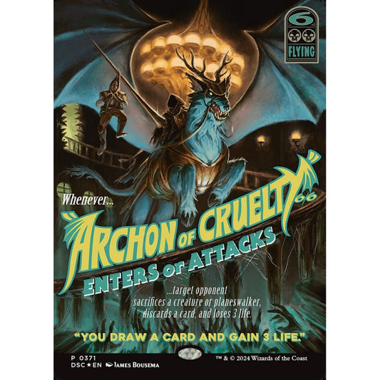 Archon of Cruelty, 371, mythic, Magic: The Gathering, Duskmourn: House of Horror
