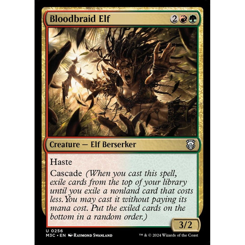 Bloodbraid Elf, 256, uncommon, Magic: The Gathering, Modern Horizons 3