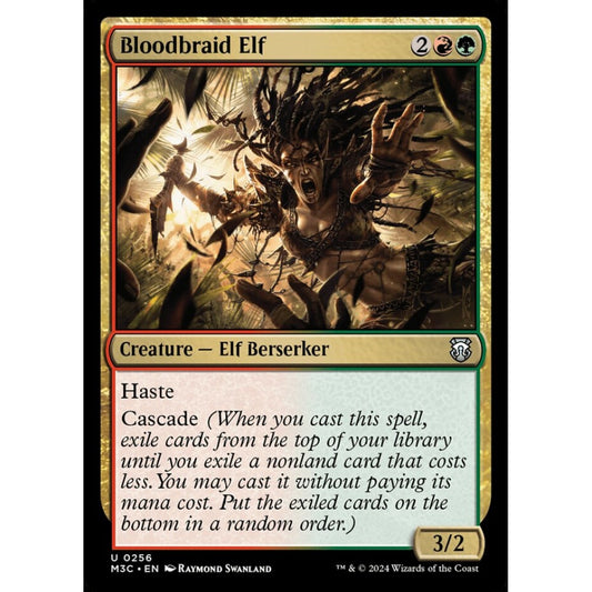 Bloodbraid Elf, 256, uncommon, Magic: The Gathering, Modern Horizons 3