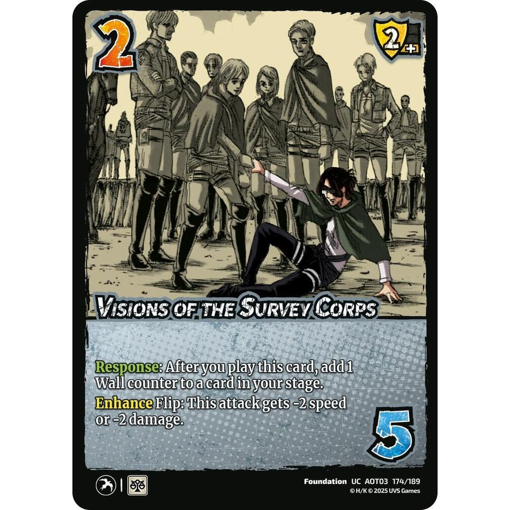 Visions of the Survey Corps 174/189 AOT03 Universus Attack on Titan: Apocalypse Foundation UC