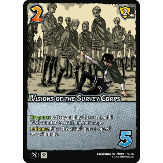 Visions of the Survey Corps 174/189 AOT03 Universus Attack on Titan: Apocalypse Foundation UC