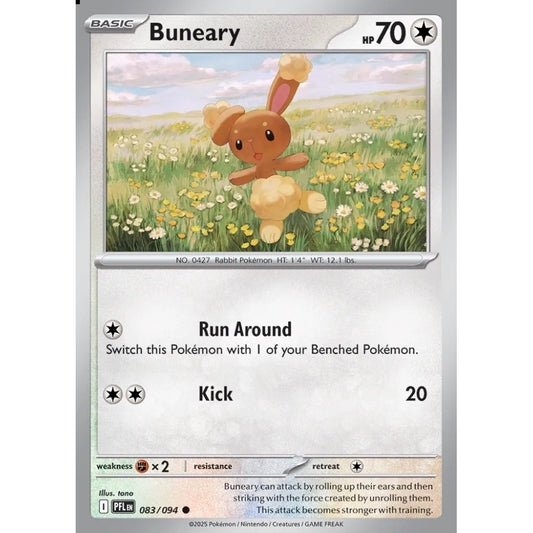 Buneary Common 083/094 Pokemon Card Game Phantasmal Flames