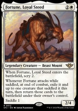 Fortune, Loyal Steed - Outlaws of Thunder Junction (Rare) [OTJ-12]
