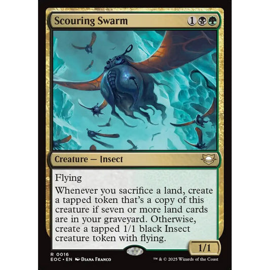 Scouring Swarm rare 16 Magic the Gathering Edge of Eternities Commander
