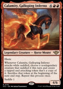 Calamity, Galloping Inferno - Outlaws of Thunder Junction (Rare) [OTJ-116]