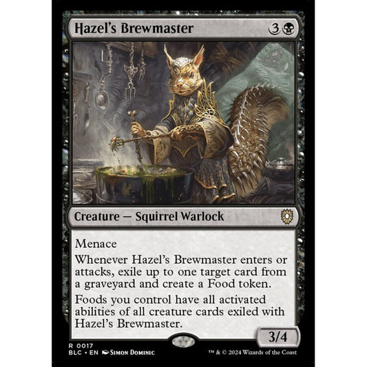 Hazel's Brewmaster, 17, rare, Magic: The Gathering, Bloomburrow