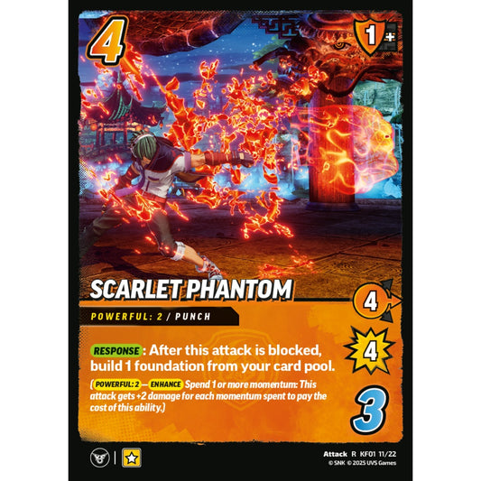 Scarlet Phantom 11/22 KF01 Universus The King of Fighters XV: Challenger Series: Team Hero Attack R