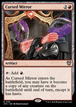 Cursed Mirror - Commander: Outlaws of Thunder Junction (Rare) [OTC-161]