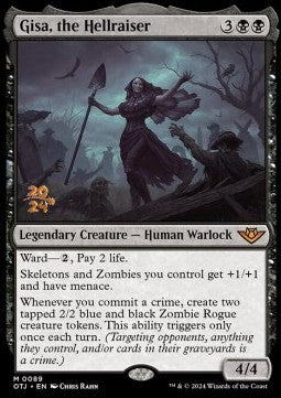Gisa, the Hellraiser (V.1) - Outlaws of Thunder Junction: Promos (Mythic) [POTJ-89]