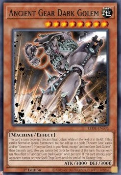 Ancient Gear Dark Golem - Legacy of Destruction (Super Rare) [LEDE-006]