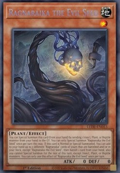 Ragnaraika the Evil Seed (V.1 - Secret Rare) - Legacy of Destruction (Secret Rare) [LEDE-013]