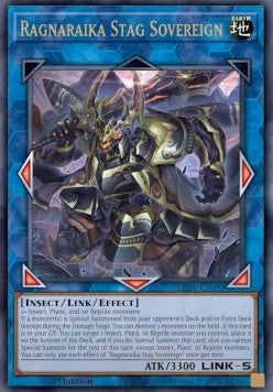 Ragnaraika Stag Sovereign (V.1 - Ultra Rare) - Legacy of Destruction (Ultra Rare) [LEDE-050]