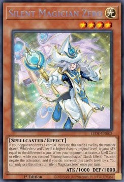 Silent Magician Zero (V.1 - Secret Rare) - Legacy of Destruction (Secret Rare) [LEDE-003]