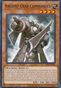 Ancient Gear Commander - Legacy of Destruction (Common) [LEDE-008]