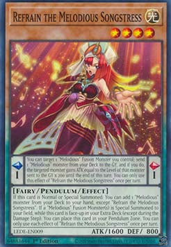 Refrain the Melodious Songstress - Legacy of Destruction (Common) [LEDE-009]