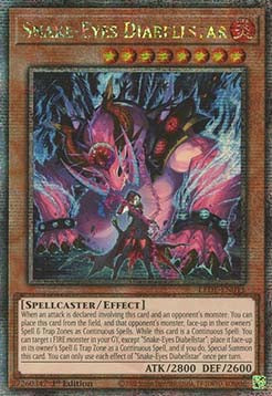 Snake-Eyes Diabellstar (V.2 - Quarter Century Secret Rare) - Legacy of Destruction (Quarter Century Secret Rare) [LEDE-011]