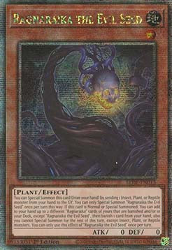 Ragnaraika the Evil Seed (V.2 - Quarter Century Secret Rare) - Legacy of Destruction (Quarter Century Secret Rare) [LEDE-013]
