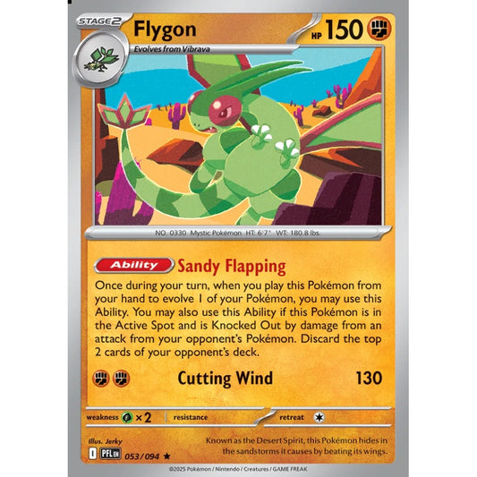 Flygon Rare 053/094 Pokemon Card Game Phantasmal Flames