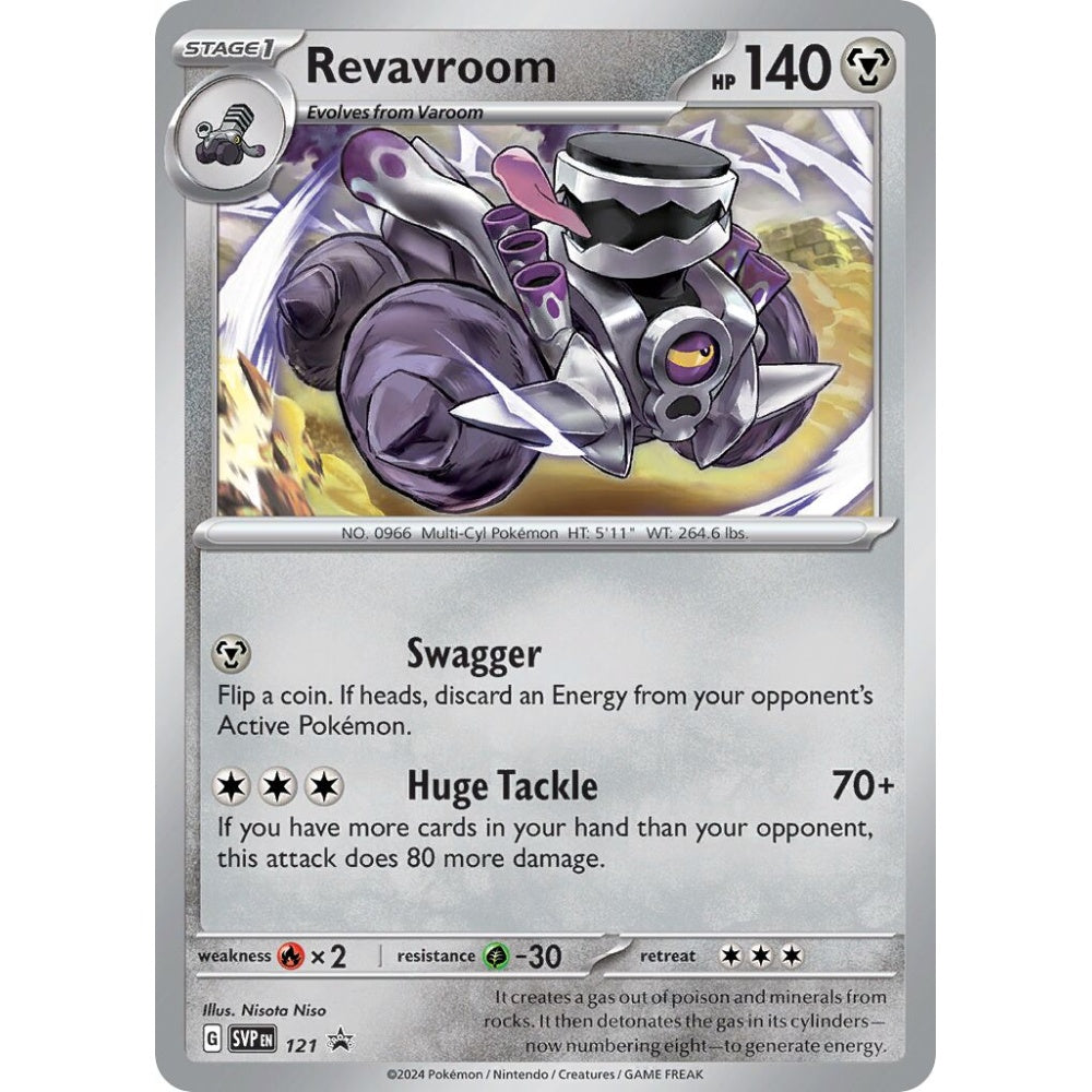 Revavroom Promo 121 Pokemon Card Game Scarlet & Violet Promos