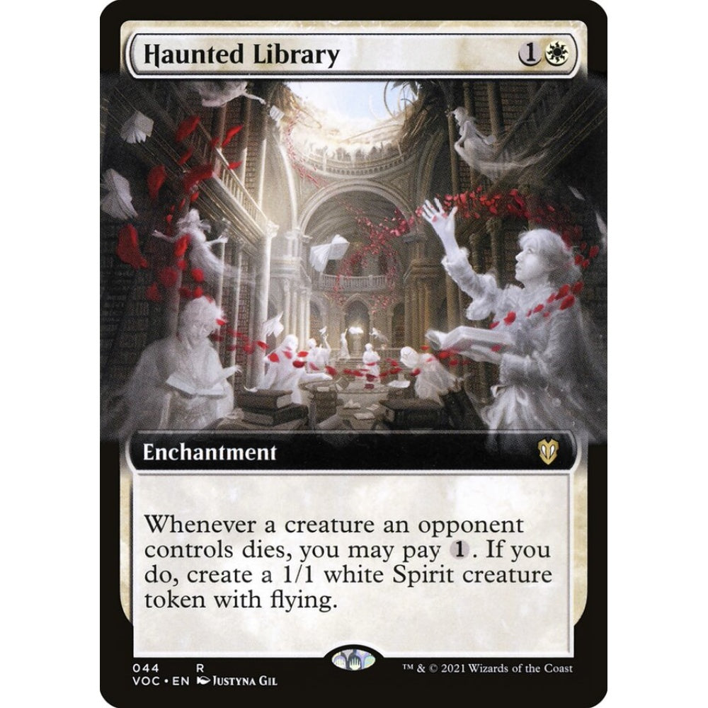 Haunted Library rare 44 Magic the Gathering Crimson Vow Commander