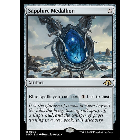 Sapphire Medallion, 296, rare, Magic: The Gathering, Modern Horizons 3