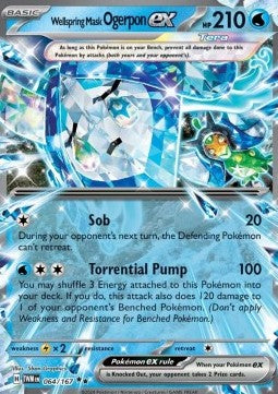 Wellspring Mask Ogerpon ex - Twilight Masquerade (Double Rare) [TWM-064]