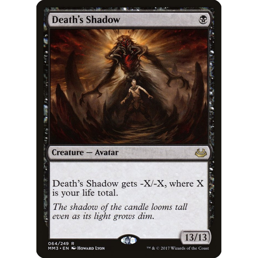 Death's Shadow rare 64 Magic the Gathering Modern Masters 2017
