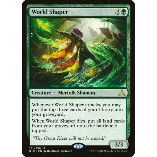World Shaper rare 151 Magic the Gathering Rivals of Ixalan