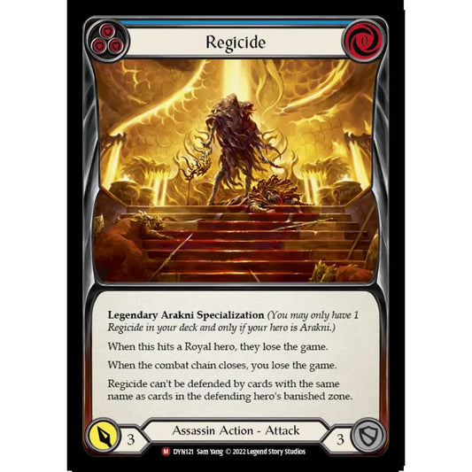 Regicide DYN121 Majestic Flesh & Blood Trading Card Game Dynasty in Regular Art