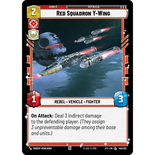 Red Squadron Y-Wing, C, JTL 149), Star Wars Unlimited