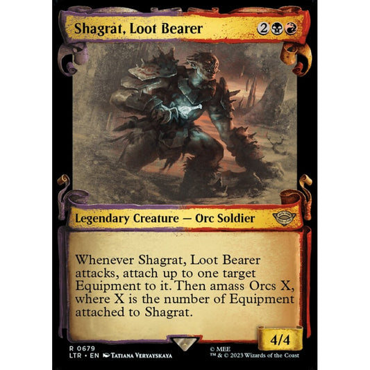 Shagrat, Loot Bearer, rare, 679, Magic the Gathering, The Lord of the Rings: Tales of Middle-earth