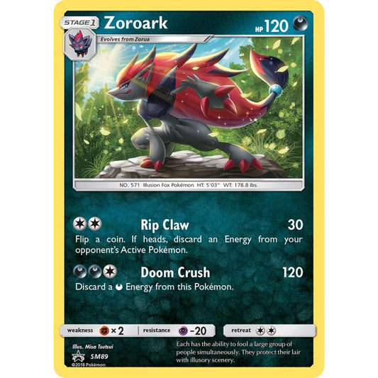 Zoroark Promo SM89 Pokemon Card Game Sun & Moon Promos