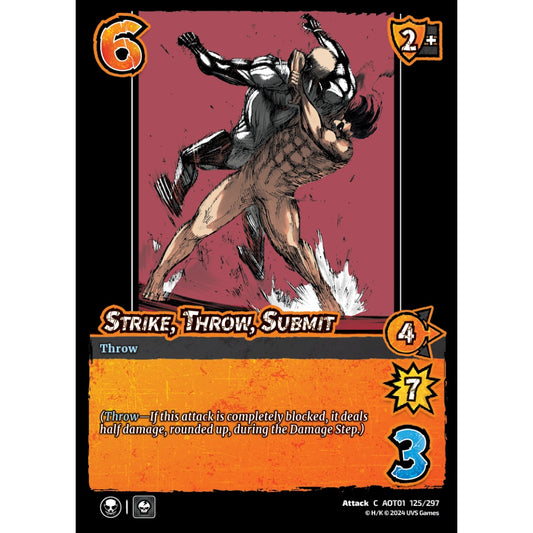Strike, Throw, Submit, 125/297, C, UniVersus, Attack on Titan: Battle for Humanity