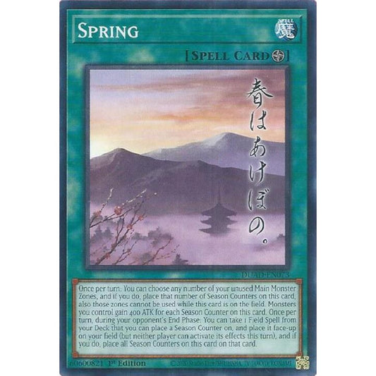 Spring DUAD-EN073 Common Yu-Gi-Oh Duelist's Advance