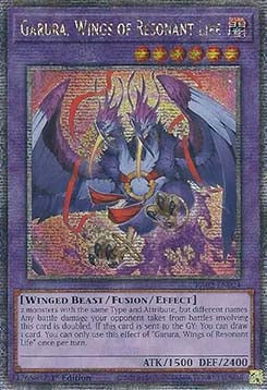 Garura, Wings of Resonant Life (V.5 - Quarter Century Secret Rare) - 25th Anniversary Rarity Collection II (Quarter Century Secret Rare) [RA02-024]