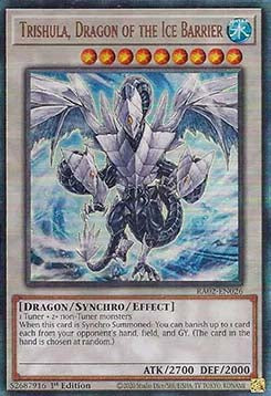 Trishula, Dragon of the Ice Barrier (V.7 - Ultimate Rare) - 25th Anniversary Rarity Collection II (Ultimate Rare) [RA02-026]