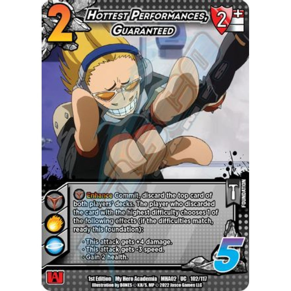 Hottest Performances, Guaranteed, 102/117, UC, UniVersus, MHA02 Crimson Rampage