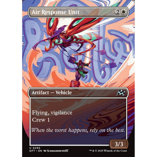 Air Response Unit, 292, uncommon, Magic: The Gathering, Aetherdrift