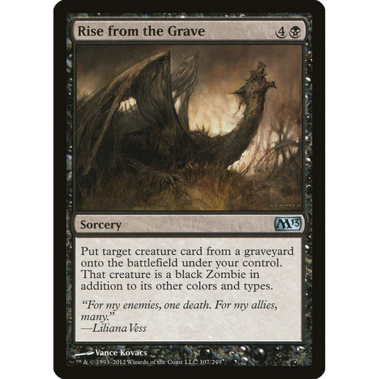 Rise from the Grave uncommon 107 Magic the Gathering Magic 2013