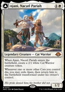 Ajani, Nacatl Pariah // Ajani, Nacatl Avenger - Modern Horizons 3: Promos (Mythic) [PMH3-237]