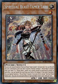 Spiritual Beast Tamer Lara (V.1 - Secret Rare) - Battles of Legend: Terminal Revenge (Secret Rare) [BLTR-017]