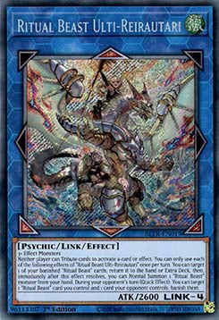 Ritual Beast Ulti-Reirautari - Battles of Legend: Terminal Revenge (Secret Rare) [BLTR-019]