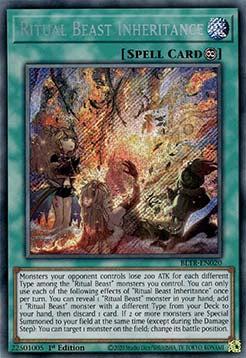 Ritual Beast Inheritance - Battles of Legend: Terminal Revenge (Secret Rare) [BLTR-020]