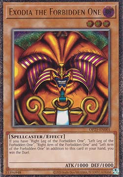 Exodia the Forbidden One - OTS Tournament Pack 25 (Ultimate Rare) [OP25-001]